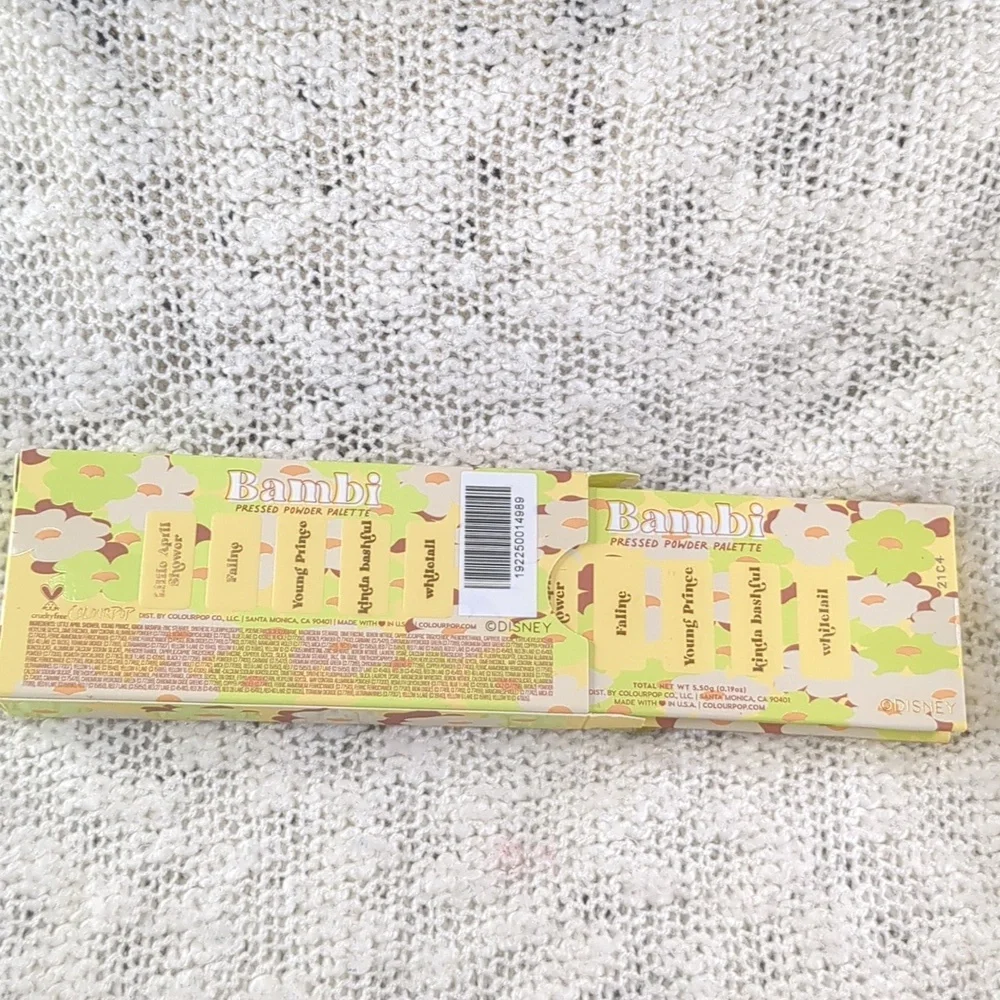 Colourpop Disney Bambi Pressed Powder Palette in Bambi, 5.5g/0.19oz